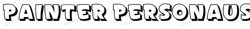 painter personause o字体转换